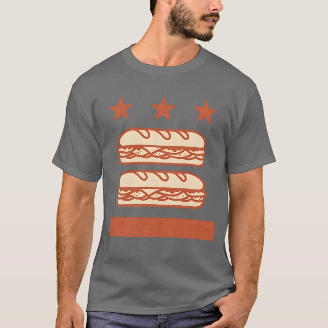Camiseta Subsandwich de marca DC (Anverso)