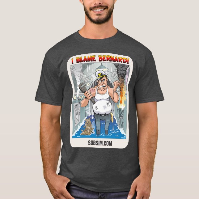 Camiseta SUBSIM Blame Bernard (Anverso)