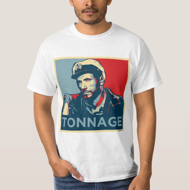 Camiseta SubSIM Der Alte TONNAGE (Anverso)