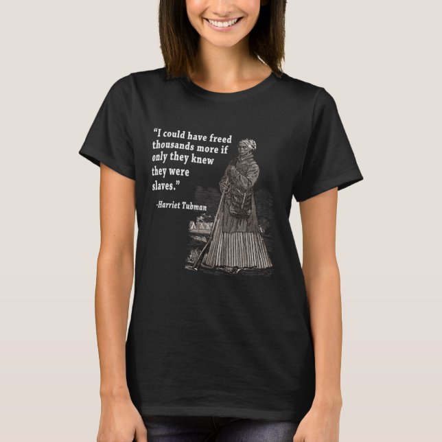 Camiseta Subterráneo de la historia negra afroamericana (Anverso)