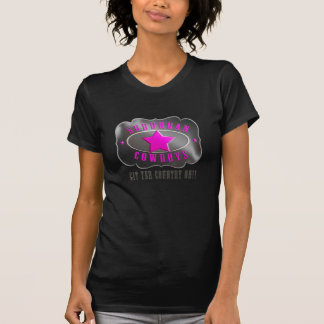 Camiseta suburbana de las señoras de los vaqueros
