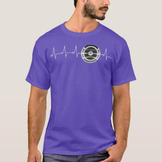 Camiseta Subwoofer diseño divertido de latido del corazón