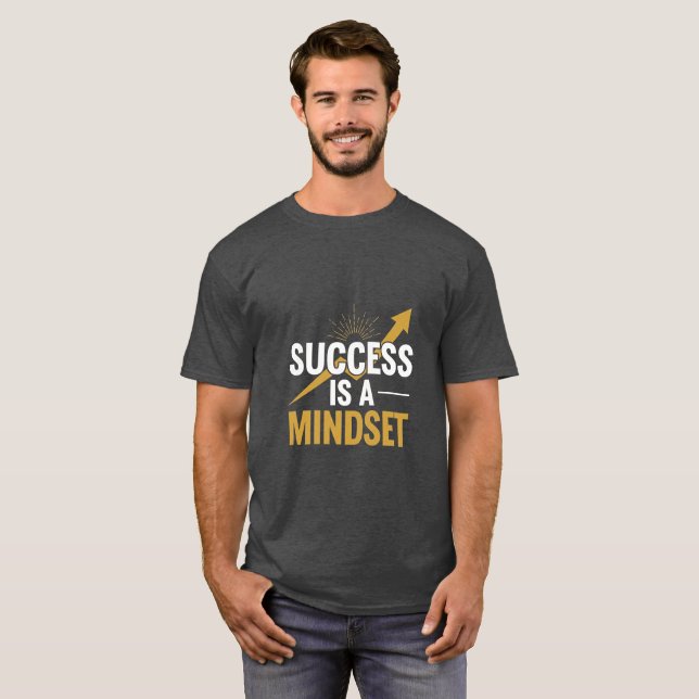 Camiseta Success Is a Mindset – Motivational Quote T-Shirt  (Anverso completo)