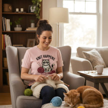 Sucede al Tejer – Diseño Divertido de Gato y Estam