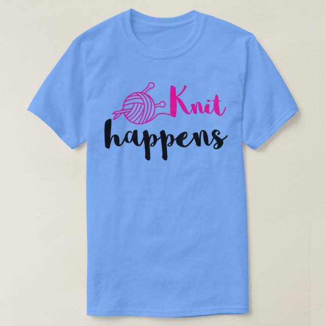 Camiseta Sucede el tejido, punto - 1 (Diseño del anverso)