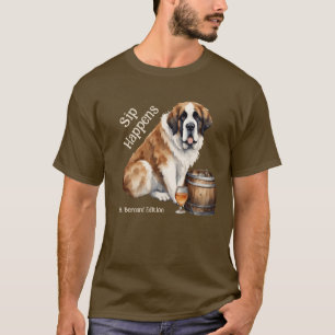 Camiseta Sucede la sip de perro de San Bernardo