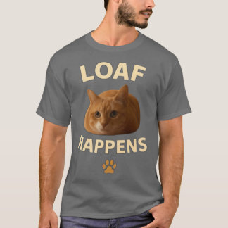 Camiseta Sucede Pan Amantes de los Gatos Unirse amigos