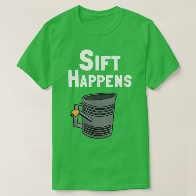 Camiseta Sucede un divertido Baker o Baking Sift (Diseño del anverso)