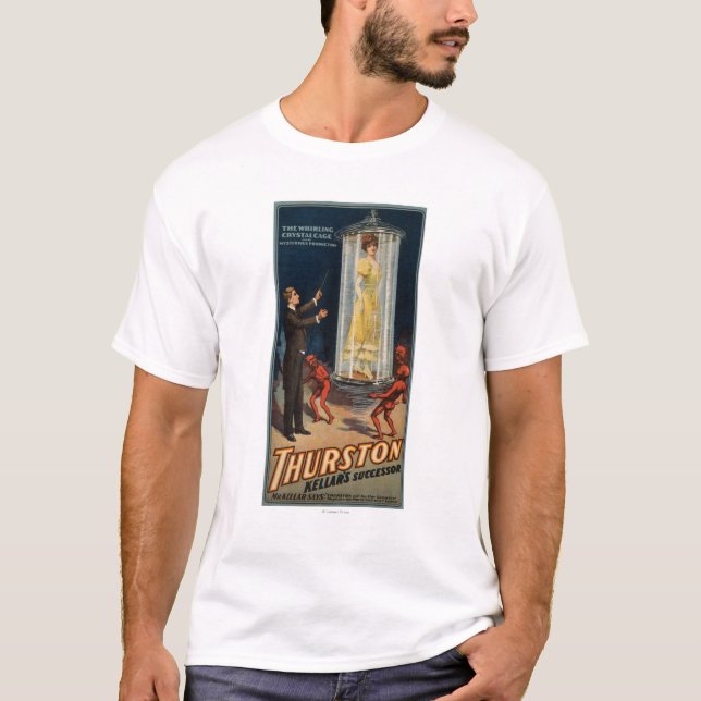 Camiseta Sucesor de Thurston Kellar - mujer en agua (Anverso)