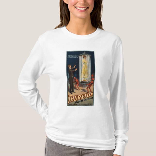 Camiseta Sucesor de Thurston Kellar - mujer en agua (Anverso)