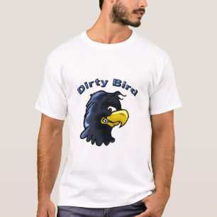 Camiseta sucia del pájaro