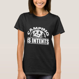 Camiseta sucia para acampar intenciones Hombres Mu
