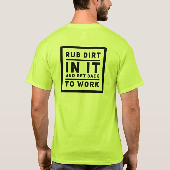 Camiseta Suciedad de goma (Reverso)