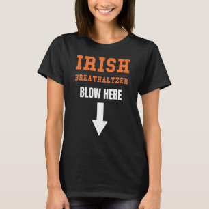 Camiseta Sucio alcoholímetro irlandés TShirt St Patricks pa
