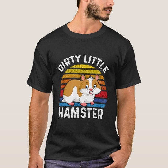 Camiseta Sucio Pequeño Hamster Cute Hamsters Amantes Costum (Anverso)
