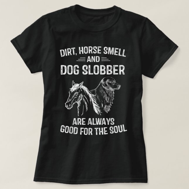 Camiseta Sucios Regalos De Olor De Caballo Y De Slobber De  (Diseño del anverso)