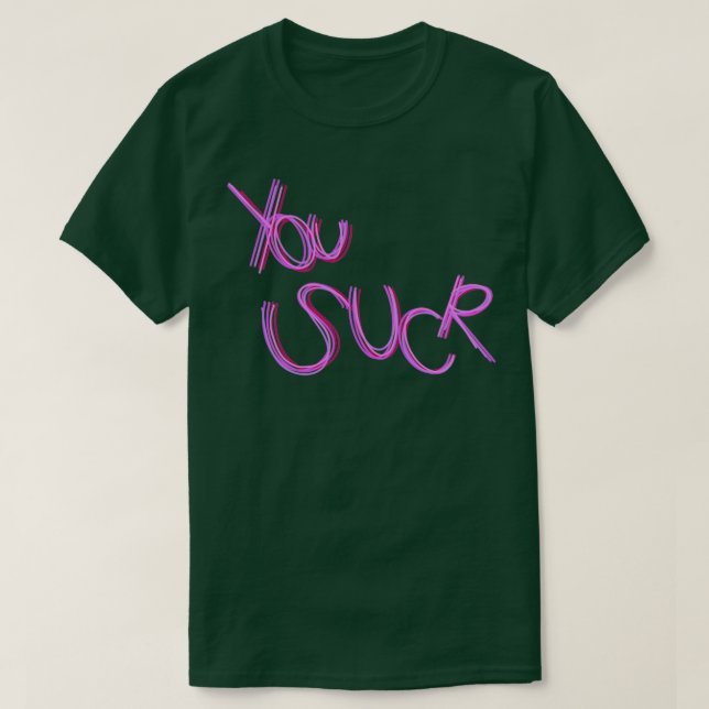 Camiseta Suck (Diseño del anverso)