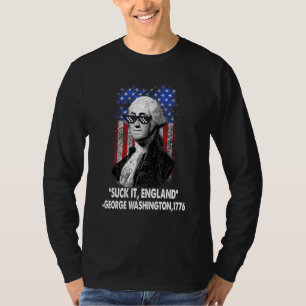 Camiseta Suck It 4 De Julio George Washington 1776 América