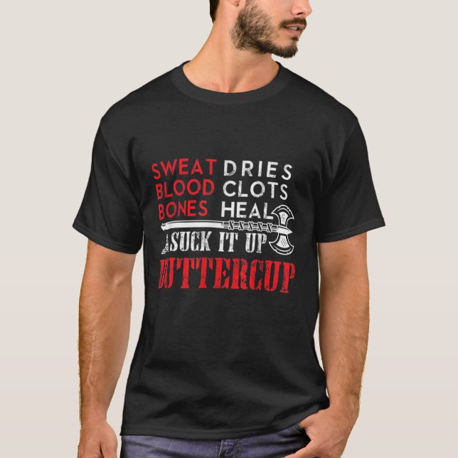 Camiseta Suck it Buttercup Funny Design (Anverso)