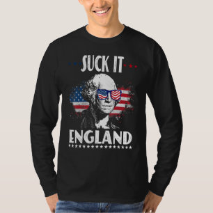 Camiseta Suck It England 4 De Julio - George Washington