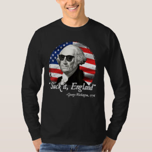 Camiseta Suck It England 4 De Julio George Washington 177