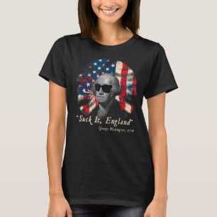 Camiseta Suck It England 4 De Julio George Washington 177