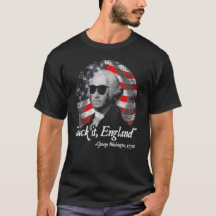 Camiseta Suck It England 4 De Julio George Washington 177
