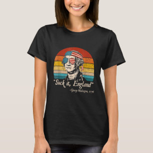 Camiseta Suck It England 4 de julio George Washington 177
