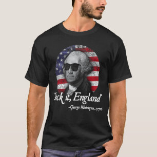 Camiseta Suck It England 4 De Julio George Washington 177