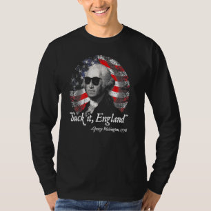Camiseta Suck It England 4 De Julio George Washington 1776