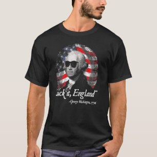 Camiseta Suck It England 4 De Julio George Washington 1776
