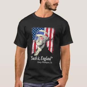 Camiseta Suck It England 4 De Julio George Washington 1776