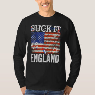 Camiseta Suck It England 4 De Julio George Washington F