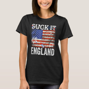 Camiseta Suck It England 4 De Julio George Washington F
