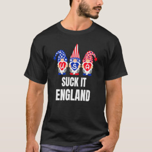 Camiseta Suck It England Ee.Uu. 4 De Julio Para Hombres Muj