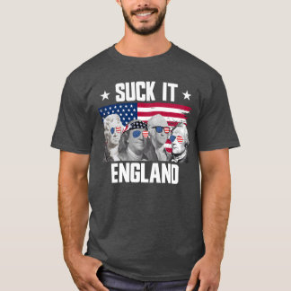 Camiseta Suck It England Fundó Padres 4 De Julio Regalo