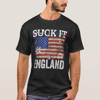 Camiseta Suck It England Funny 4 de Julio George Washingto