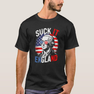 Camiseta Suck It England Funny 4 de Julio George Washingto