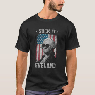 Camiseta Suck It England Funny 4 de Julio George Washingto