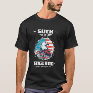 Camiseta Suck It England Funny George Washington 1776 USA 4