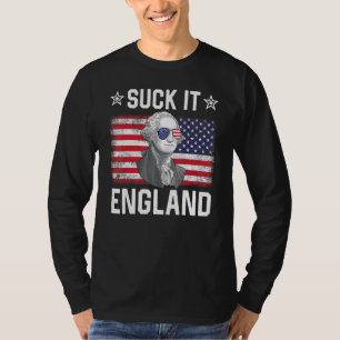 Camiseta Suck It England George Washington 1776 4 De Julio