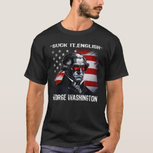 Camiseta Suck It England Guay George Washington 4 de julio