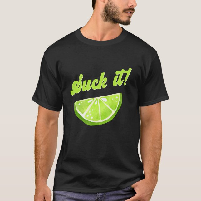 Camiseta Suck It Green Lime Lemon Love Fiesta mexicano (Anverso)