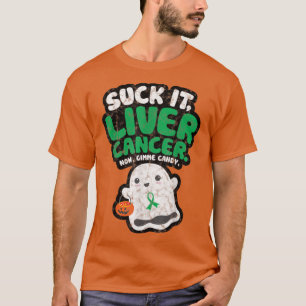 Camiseta Suck It Hepal Cancer Gimme Candy Funny Boo Ghost H