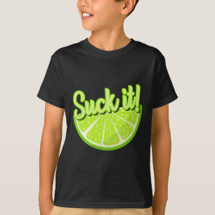 Camiseta Suck It Mexican Funny Green Lime Slice Lover