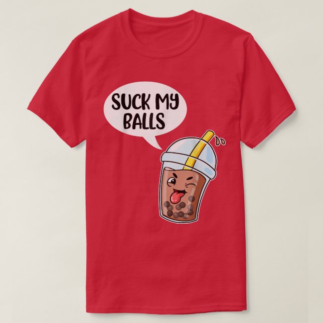 Camiseta Suck My Balls Boba  (Diseño del anverso)