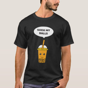 Camiseta Suck My Balls - Boba Tea / Bubble Tea Funny