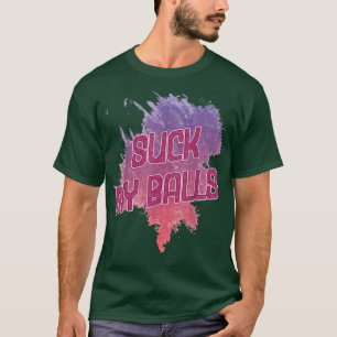 Camiseta Suck My Balls Bubble Tea Gracioso Diciendo Humor