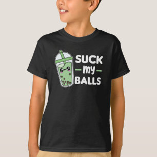 Camiseta Suck My Balls - Bubble Tea Kawaii Boba Tea Love