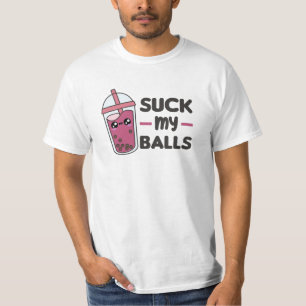 Camiseta Suck My Balls - Bubble Tea Kawaii Boba Tea Love